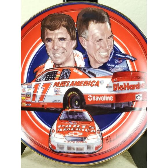 Darrell Waltrip Reflections Of A Champ 6 1/2" Year 1997 Wall Decor Plate Vtg - Picture 2 of 12